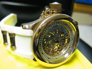  Invicta Russian Diver (18K Rose Gold) Watch Mechanical  Skeleton 