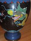 Antique Imperial Cloisonne Vase Dragon early 1800s