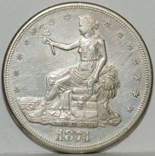 1874 trade dollar in Trade Dollars (1873 85)