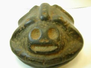   Indian carved stone Zemi seal or stamp Puerto Rico Dominican Republic