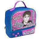 BNWT JUSTIN BIEBER INSULATED 2 COMPARTMENT LUNCH BOX BAG 8.5H x 8W x 