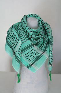   Palestine green&black KAFiYA KUFiYE KUFiYA SHEMAGH Muslim arab scarf