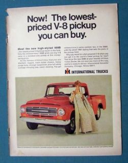 1967 International Truck AD Now the lowest priced V 8 Pickup you can 