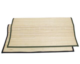  x6 36x72 Natural Bamboo Floor Mat Area Rug Tatami Beige Black Green
