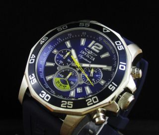 Invicta Mens Signature 7431 Nautical Chronograph Blue Dial