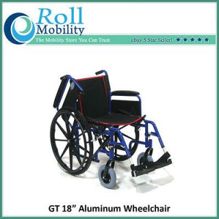 Roll GT Aluminum Wheelchair Quick Release Wheels 18 Seat   Fast 