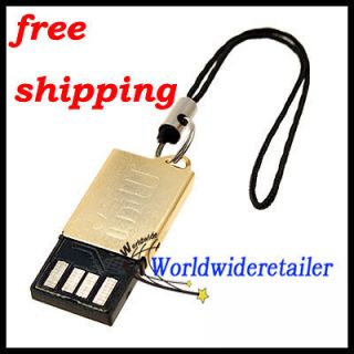 Card Reader USB 2.0 for TF/T Flash/Micro SD support 2GB,4GB,8GB cheap 