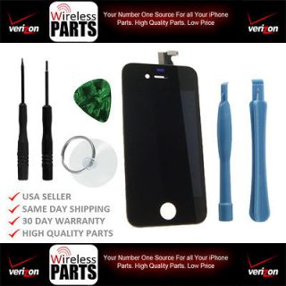 iPhone 4 4G Front LCD Digitizer Glass Screen Assembly Replacement 