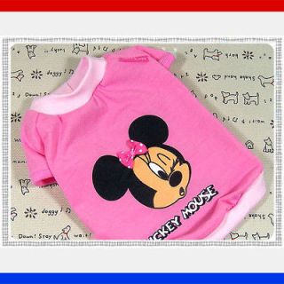 Small Dog Clothing,Disney Costume Minnie T shirts,314