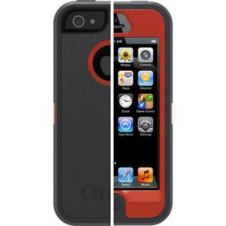 Otter Box Defender for iphone 5; Bolt  Lava Orange / Slate Grey WITH 
