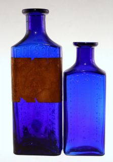 poison bottles, Bottles & Insulators