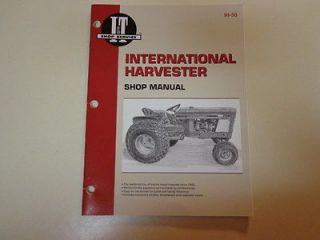 International Harvester Shop Manual for Cub 154 184 185 Lo Boy 2003 IH 