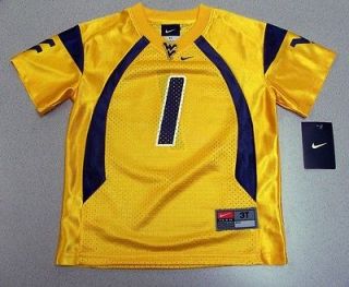   Virginia Mountaineers Tavon Austin #1 gold WVU jersey TODDLER size 2T