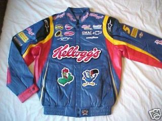 Kyle Busch Nascar Leather Jacket Kelloggs Mens Adult 3XL LIMITED TIME 