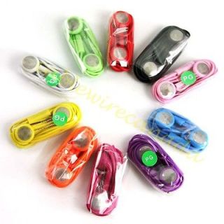   Color Earphones Headphones with Mic for iPhone 4S 4 3GS iPod Touch