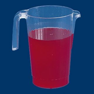 50 OUNCE PLASTIC BEER/WINE DRINK PITCHER  CASE OF 10