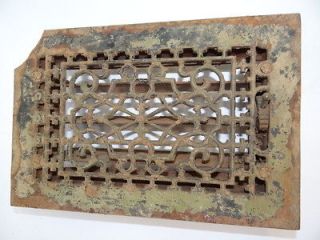 Antique Metal Cast Iron Architectural Decorative Ornate Floor Heating 