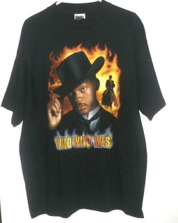   WILD WEST 1999 movie t shirt promo by Warner Bros. Size XL Will Smith