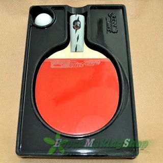 DHS Ping Pong Paddle Table Tennis Racket 3 Star Short Professional &1 