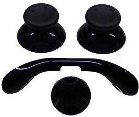Black Dpad, Joysticks and Headset Plate for Xbox 360 Controller USA 