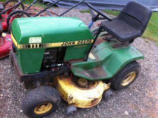 JOHN DEERE 111 Lawn Garden Tractor with Mower Deck Reduced Price $200 