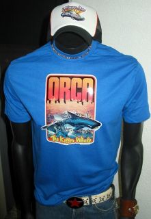   ORCA Killer Whale JAWS Shark 1977 Orig Movie PoP Culture Alien T Shirt