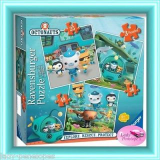 OCTONAUTS 3 JIGSAW PUZZLE 25 36 and 49 PIECES PUZZLES BARNACLES KWAKII 