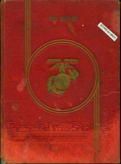 1950 U. S. MARINE CORPS BASIC TRAINING YEARBOOK, FIFTH BN, PARRIS 