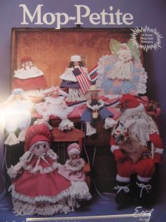 Holiday Mop Doll Booklet Dorothy Castro & Sandy Aubuchon Mop Petite 15 