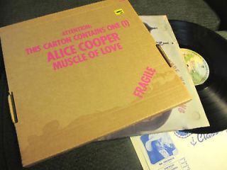 Alice Cooper Muscle Of Love 73 lp Orig Box w/Insrt 1A