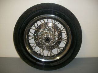 2007 07 08 #3289 Harley Road King Classic Rear Wire Wheel with Tire