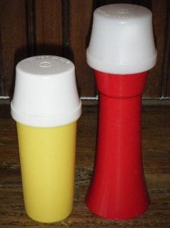 Vintage Tupperware Ketchup & Mustard Dispensers