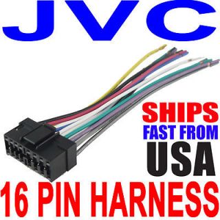 JVC CAR STEREO 16 PIN HARNESS FITS MANY CLICK FOR LIST