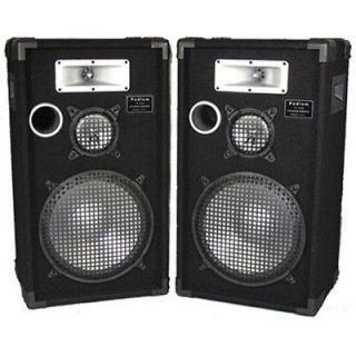 Pro Audio Karaoke Deluxe DJ Speakers New 12 3 Way Pair 1200W E1225