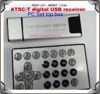 PC North america ATSC T digital USB receiver PC Set top box