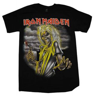 Iron Maiden Killers Album Cover Rock Band T Shirt Tee