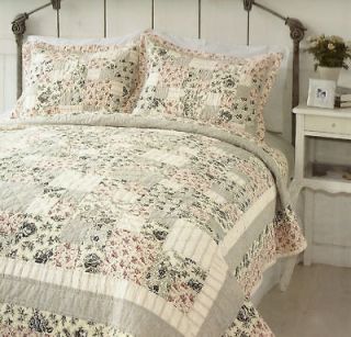 black toile quilt in Quilts, Bedspreads & Coverlets