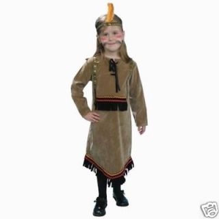 INDIAN girl pocahontas non native kids girls halloween costume 4 6