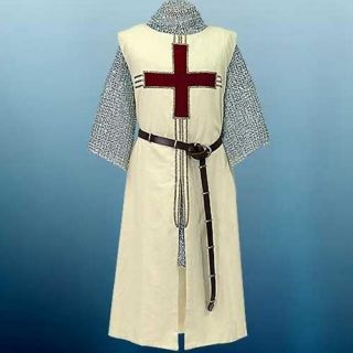 MEDIEVAL KNIGHT Templar Crusader TUNIC SURCOAT ROBE New