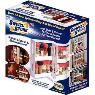 Swivel Store ORGANIZER STORAGE New Spice Craft Kitchen Garage FAST 