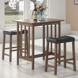   Counter Height Bar Table and Stool Dinette Set by Coaster 130004