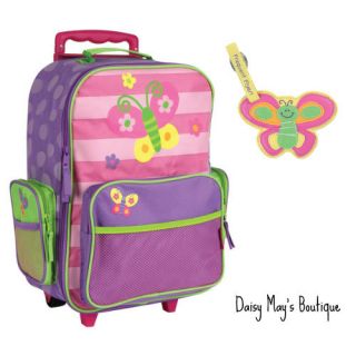   JOSEPH CHILD KIDS ROLLING LUGGAGE FOR GIRLS  BAG  WITH LUGGAGE TAG