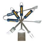 San Diego Chargers BBQ Grill Utensil Cooking Set 4 pc NFL Fan Gift