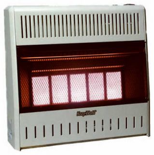   Plaque Infrared 25,000 BTU LP Vent Free Wall Heater w Variable Heat