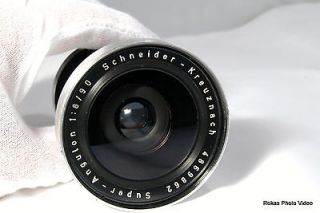 Schneider Super Angulon 90mm F8 Lens compur shutter
