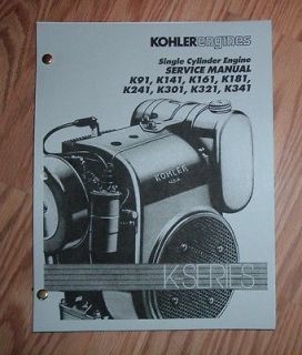 kohler engine manuals in Home & Garden