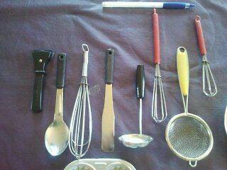 miniature kitchen utensils vintage