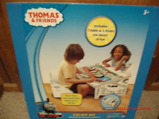 THOMAS & FRIENDS COLOR ME DRAWING TABLE 2 CHAIRS NIB