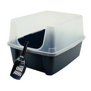 Iris CLH 12 Open Top Litter Box with Shield and Scoop