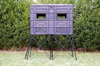 Deer stand and window kit 2 man stand 4 ft by 8 ft